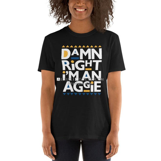 Aggie Unisex T-Shirt Black / S