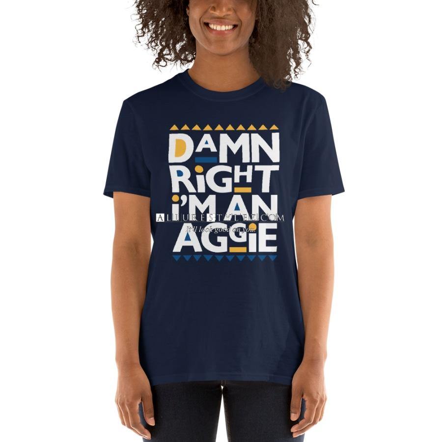 Aggie Unisex T-Shirt Navy / S