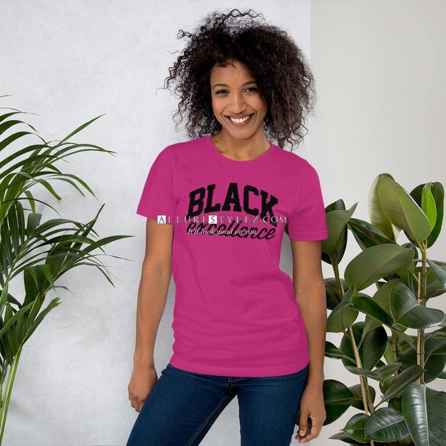 Black Exellence Unisex T-Shirt Berry / S