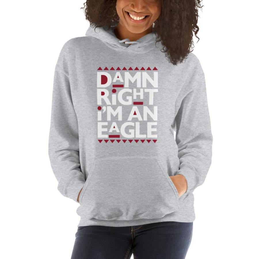 Eagle Hooded Sweatshirt Sport Grey / S