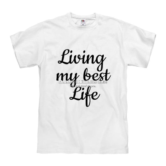 Living My Best Life White / Small Product