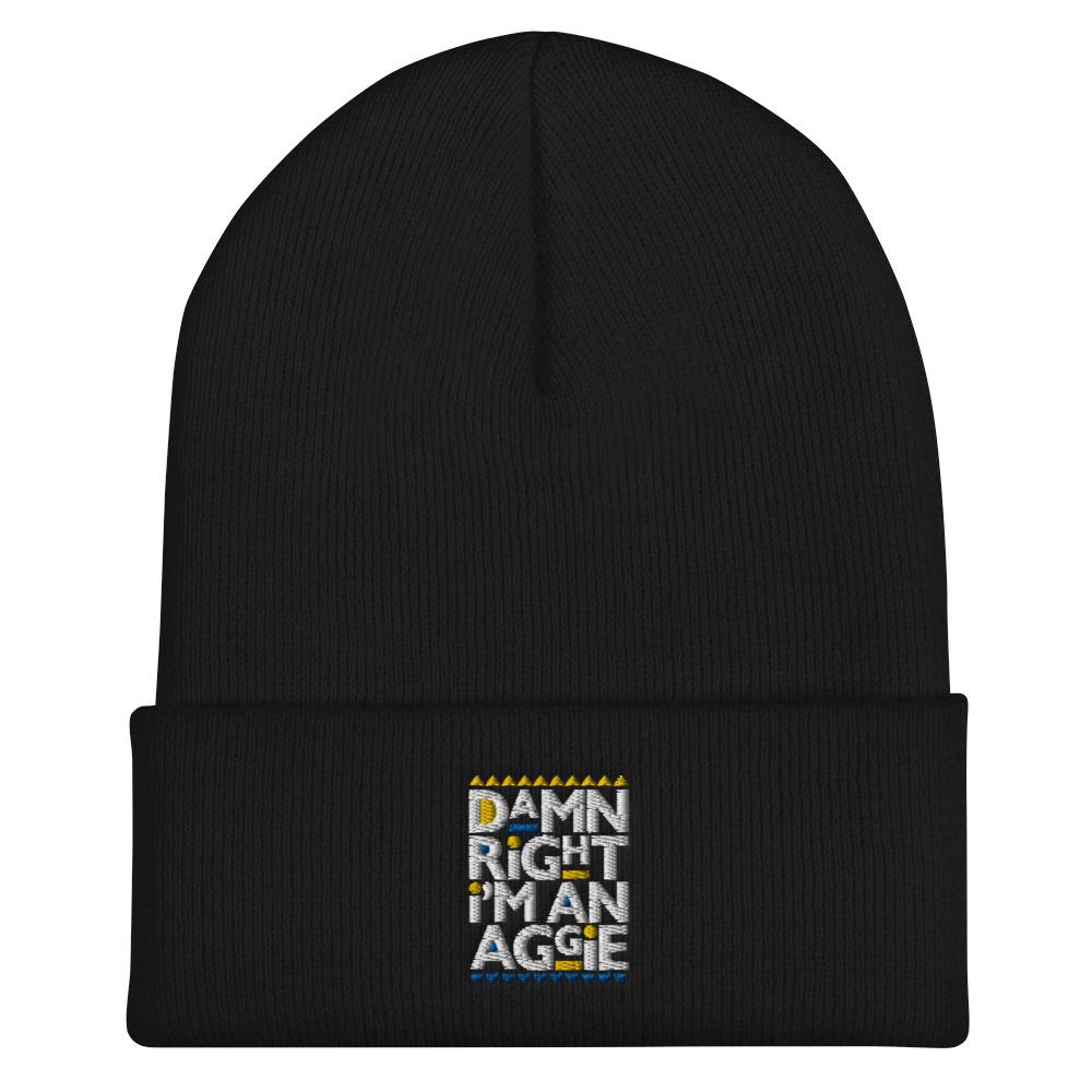 Aggie Cuffed Beanie Black