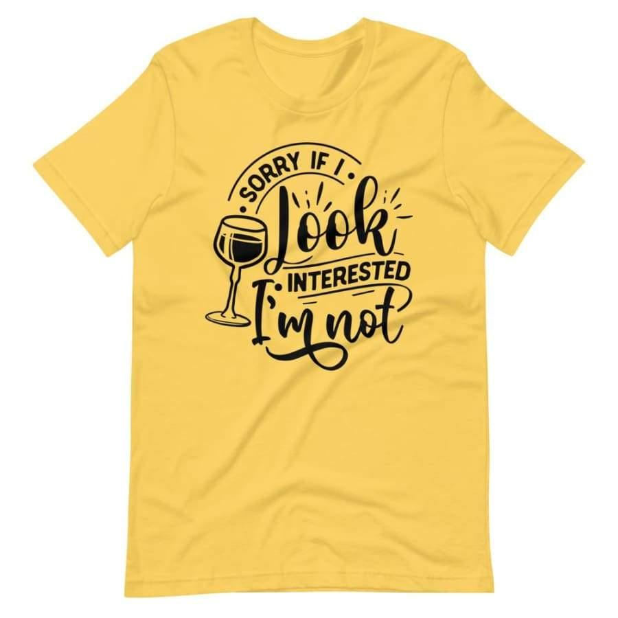 Not Interested Yellow / S