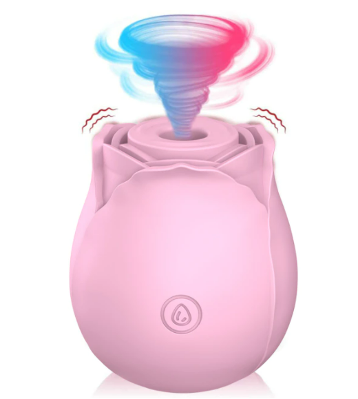Rose Shape Sucking Vibrator