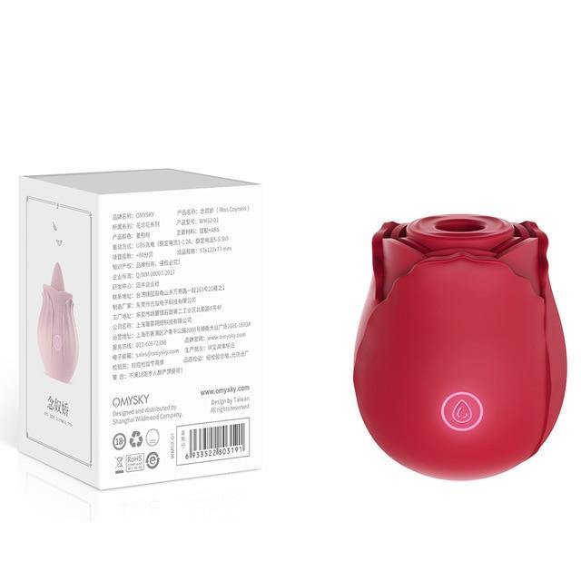 Rose Shape Sucking Vibrator - Allure Stylez