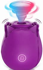Rose Shape Sucking Vibrator