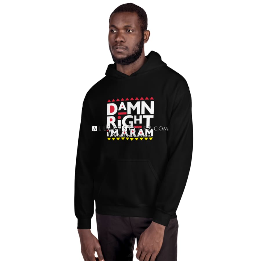 Ram Unisex Hoodie Black / S