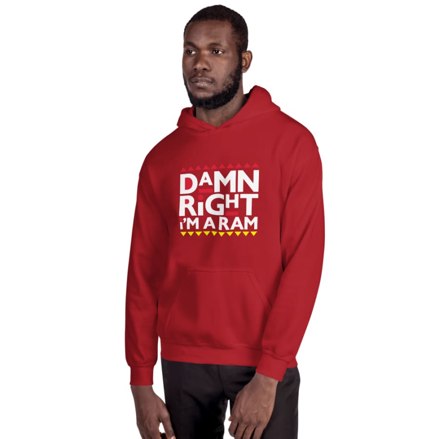 Ram Unisex Hoodie Red / S