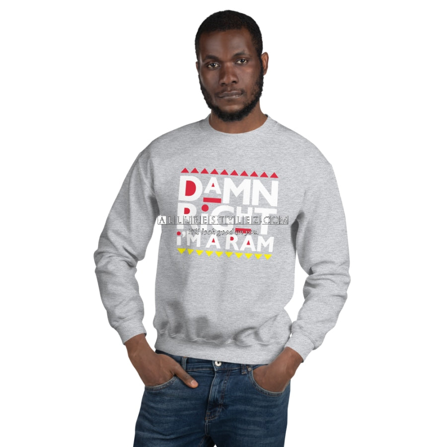 Ram Unisex Sweatshirt Sport Grey / S