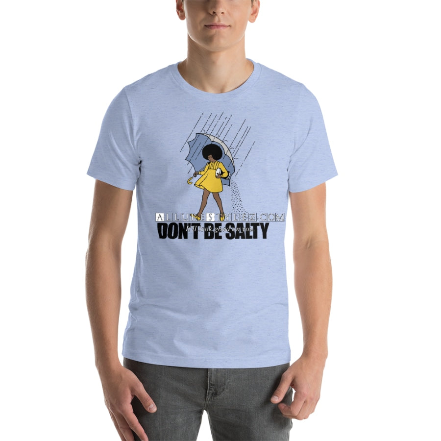 Salty Unisex T-Shirt Heather Blue / S