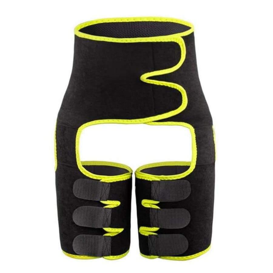 Sauna Waist Trainer And Arm Band Yellow / L Xl United States