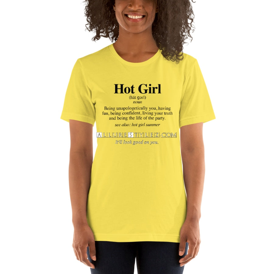 Short-Sleeve Unisex T-Shirt Yellow / S