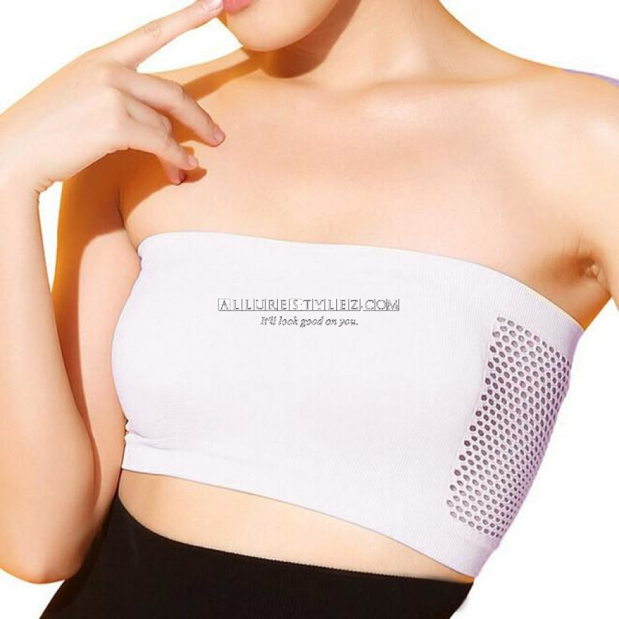 Strapless Top White