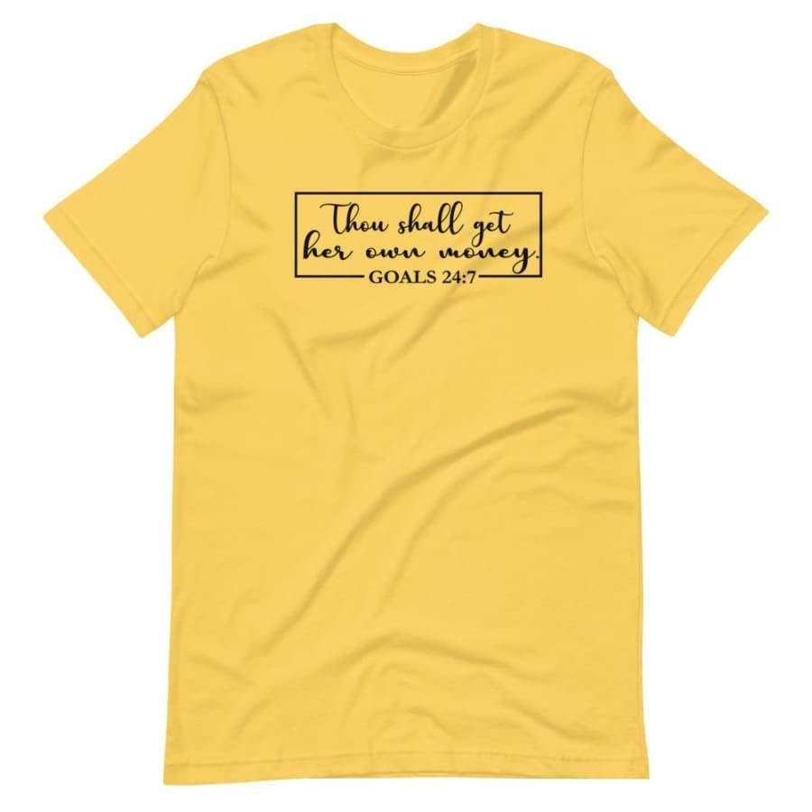 Thou Shall Yellow / S