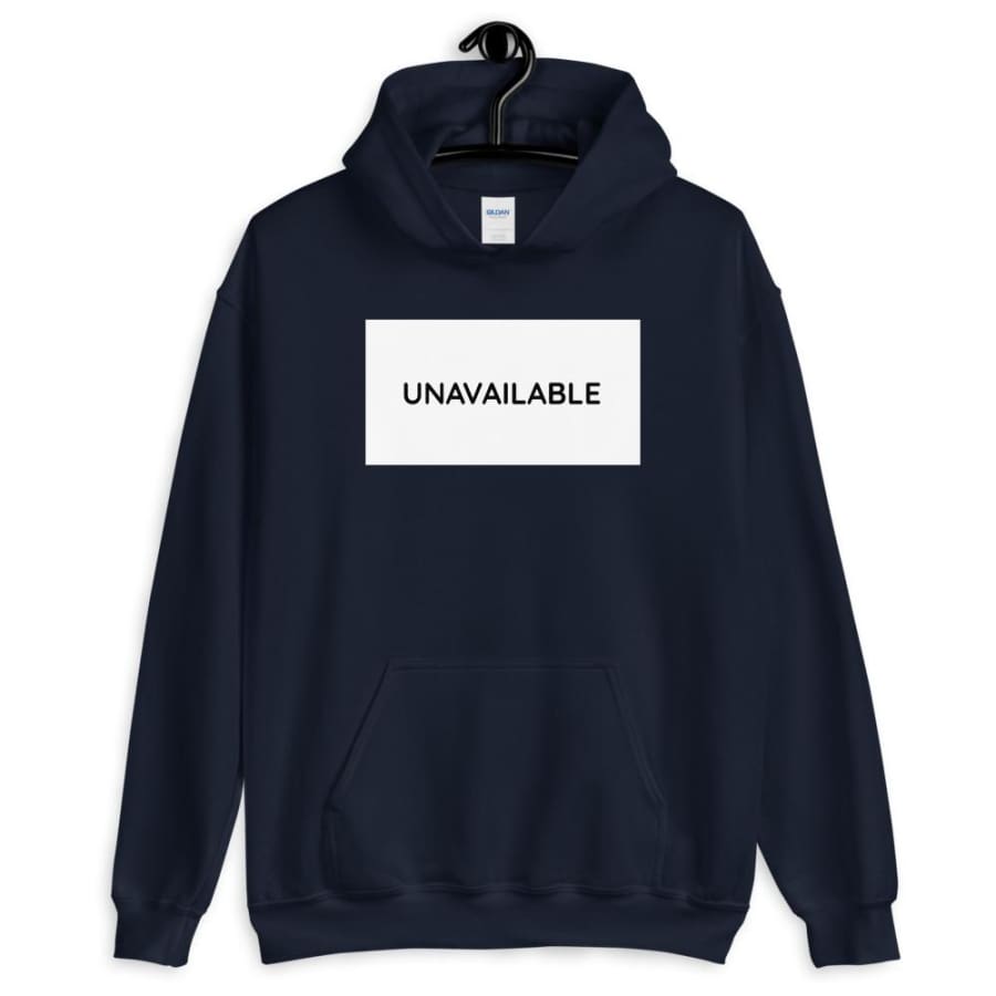 Unavailable - Unisex Hoodie Navy / S