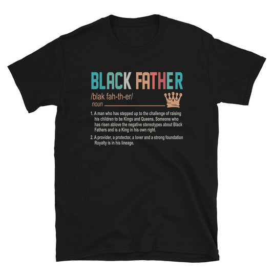 Black Father Definition T-Shirt