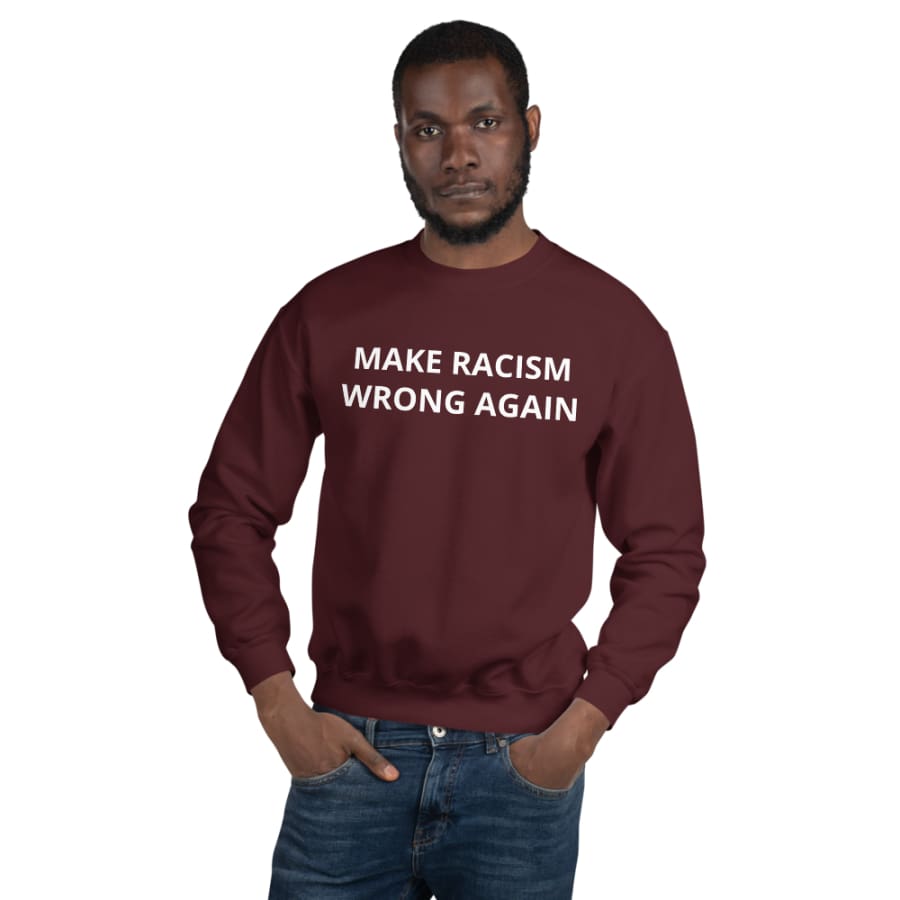 Unisex Sweatshirt Maroon / S