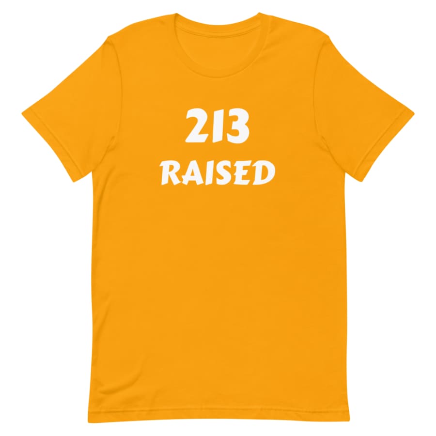 Whats Your Area Code Short-Sleeve Unisex T-Shirt Gold / S