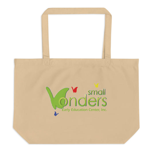 Small Wonders Large organic tote bag