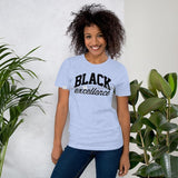Black Exellence Unisex T-Shirt Heather Blue / S