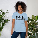 Black Exellence Unisex T-Shirt Light Blue / Xs