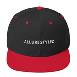 Branded Snapback Hat Black/ Red