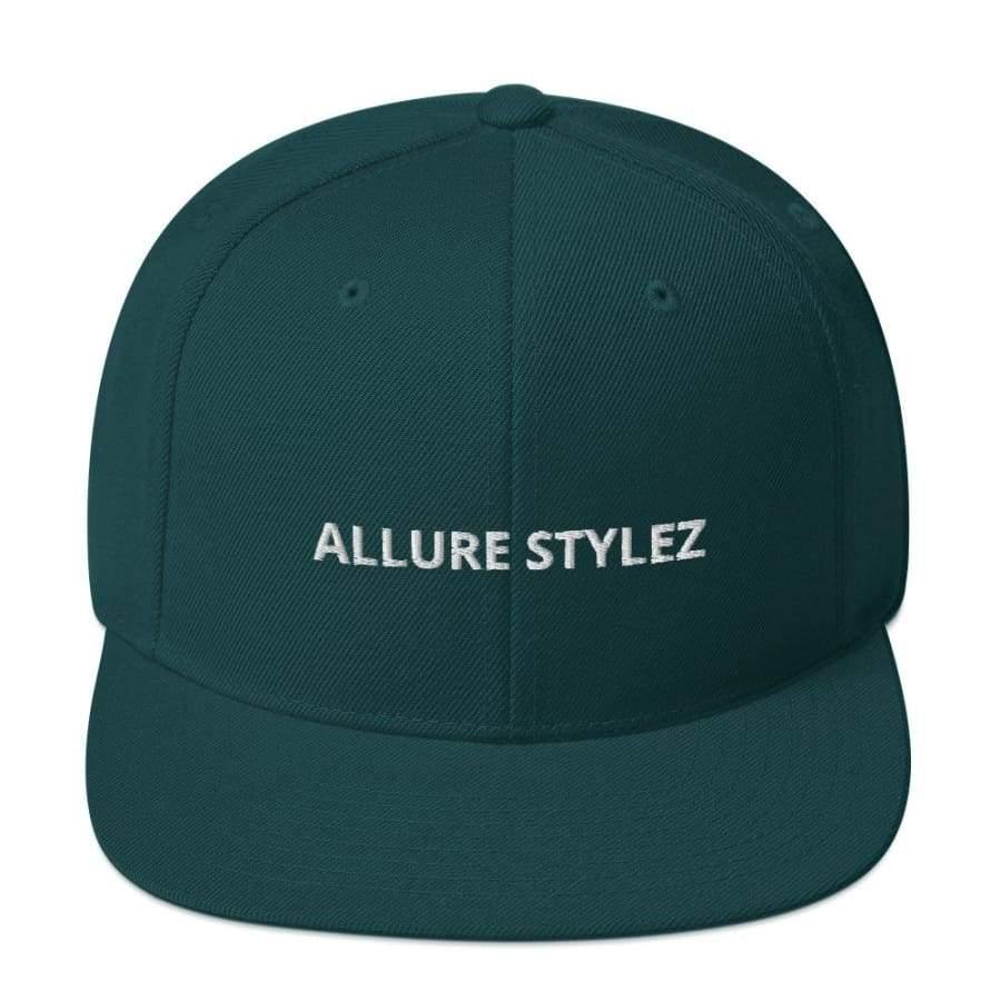 Branded Snapback Hat Spruce