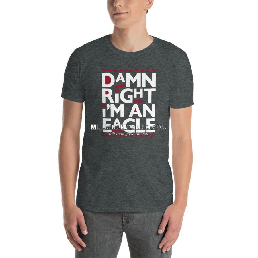 Eagle Unisex T-Shirt Dark Heather / S