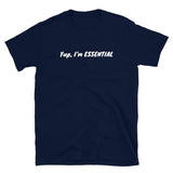 Essential - Short-Sleeve Unisex T-Shirt Navy / S