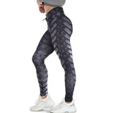 High Waist Weave Leggings Black / S United States