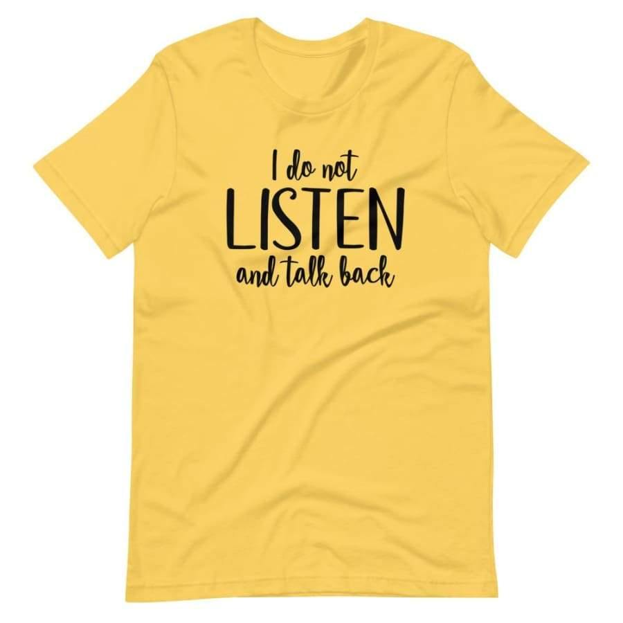 Listen Yellow / S