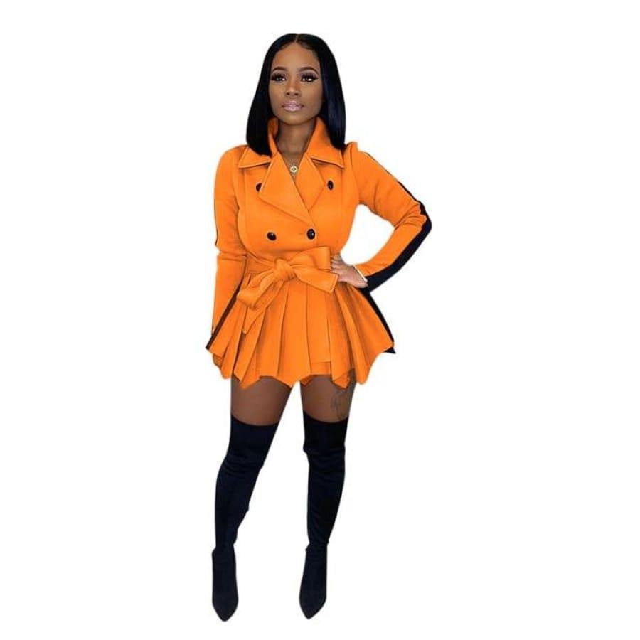 Monica Vibes Orange Coat / 4Xl United States