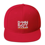 Ram Snapback Hat Red