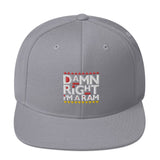 Ram Snapback Hat Silver