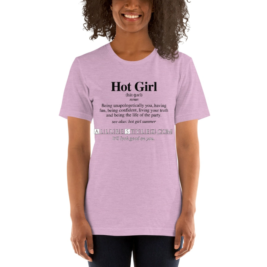 Short-Sleeve Unisex T-Shirt Heather Prism Lilac / Xs