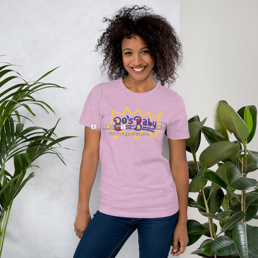Short-Sleeve Unisex T-Shirt Heather Prism Lilac / Xs