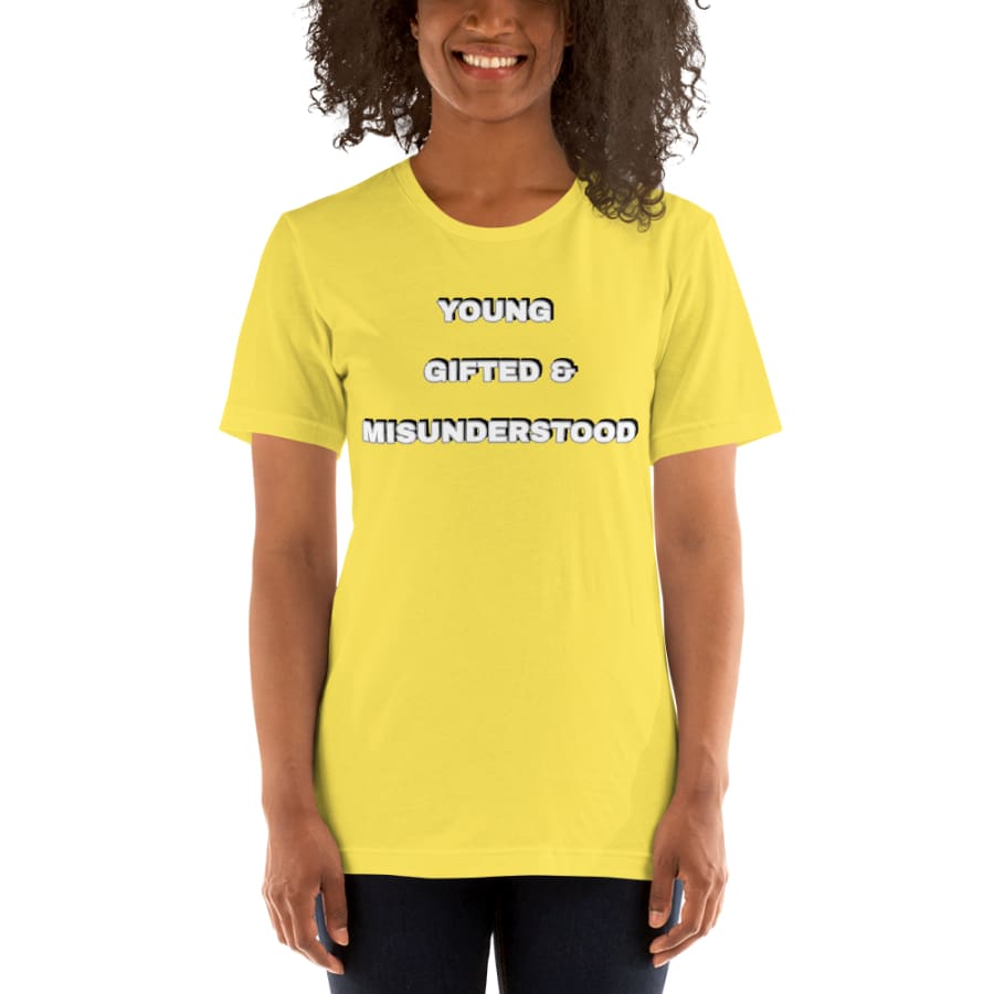 Short-Sleeve Unisex T-Shirt Yellow / S