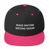 Snapback Hat Black/ Neon Pink