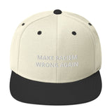 Snapback Hat Natural/ Black