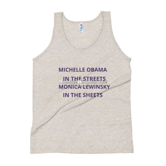 Streets And Sheets Unisex Tank Top Tri-Oatmeal / Xs