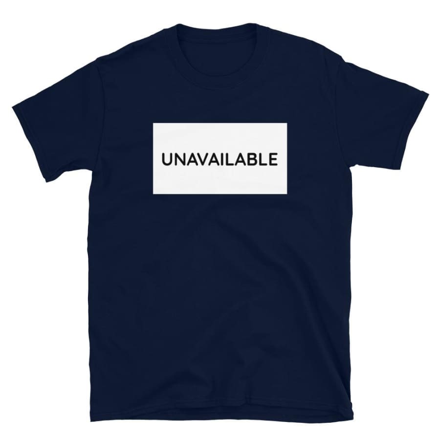 Unavailable - Short-Sleeve Unisex T-Shirt Navy / S