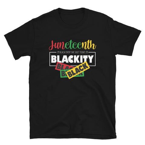 Blackity Black Short-Sleeve Unisex T-Shirt