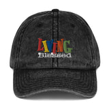 Vintage Cotton Twill Cap Black