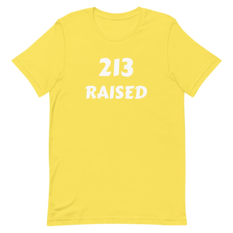 Whats Your Area Code Short-Sleeve Unisex T-Shirt Yellow / S